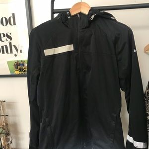 Nike dri-fit running jacket w/hood